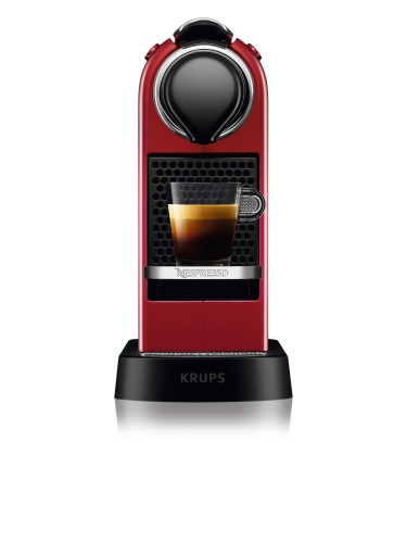 Nespresso CitiZ XN741 Kaffeemaschine von Krups - Kirschrot