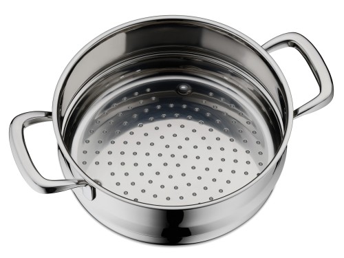 KELA Dünsteinsatz Flavoria Edelstahl 18/10 silber glänzend 7,5cm 20,0cmØ