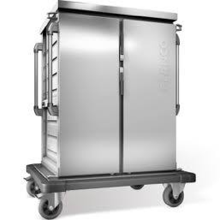 Blanco Tablett-Transportwagen TTW 16-115 EZE einwandig, für 16 Euronorm-Tabletts, Längseinschub