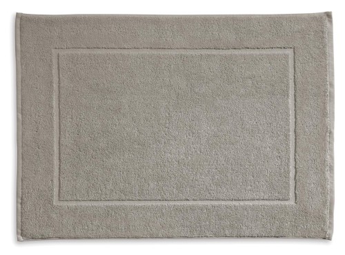 Kela Badvorleger Ladessa, aus 100% Baumwolle, silbergrau, ca. 600mm x 1000mm (L x B)