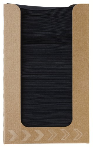 DUNI Serv.-Box D-Soft 20x20cm, schwarz 100er 100 Stück