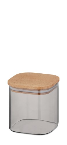 Vorratsdose Nea Glas hellgrau 10,0x10,0x11,0 cm 0,75l von Kela