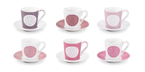 Espressotasse mit Untertasse myCOFFEE, 6 St., Sugar