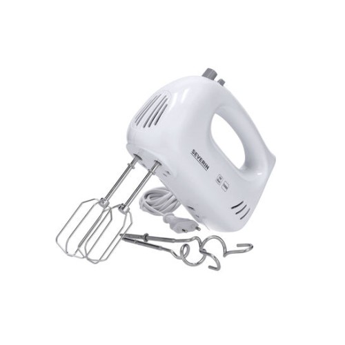 Severin Handmixer HM 3820, 5 Geschwindigkeitsstufen, Turbo-Stufe 300 W, incl. 2 Edelstahl-Rührbesen und -Knethaken