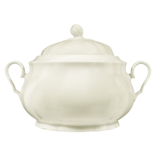 Seltmann Terrine 12 Personen, Form: Marieluise, Glasur: elfenbein, Dekor: 00003