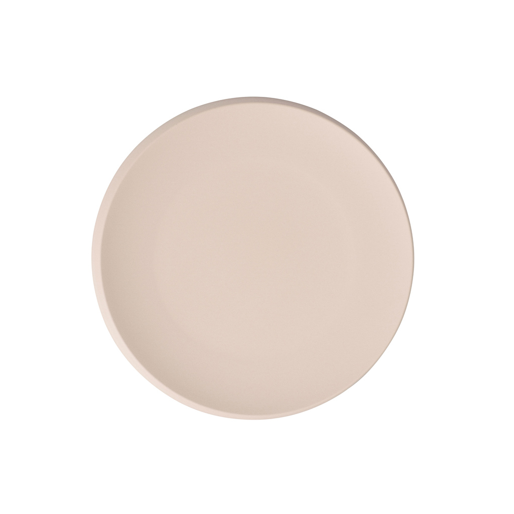 Villeroy und Boch Teller flach - Maße: 29 x 29 x 2,5 cm / Inh.: 290 L / Ser.: NewMoon Beige
