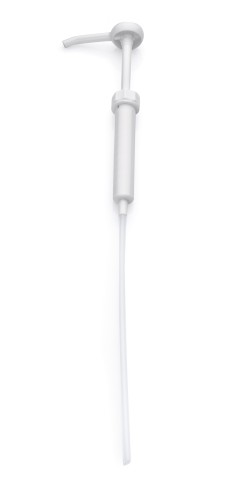 Saucenpumpe. für Flüssigkeiten und Saucen. Kunststoff. mit drehbarem Auslass.