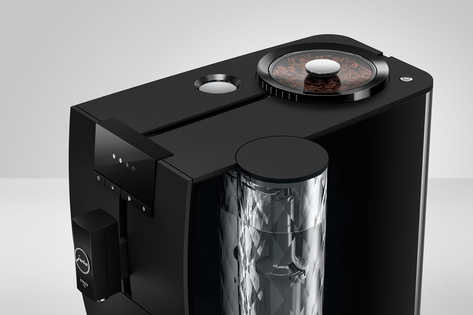 Kaffeevollautomat ENA 4 (EB), in Full Metropolitan Black, 1,1 Liter Füllmenge, Breite 27,1cm, Höhe 32,3cm, Tiefe 44,5cm