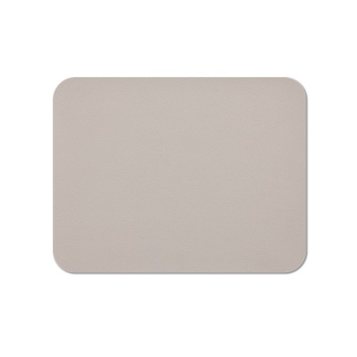 Mousepad, Kunstleder, creme / Maße: 27x21 cm