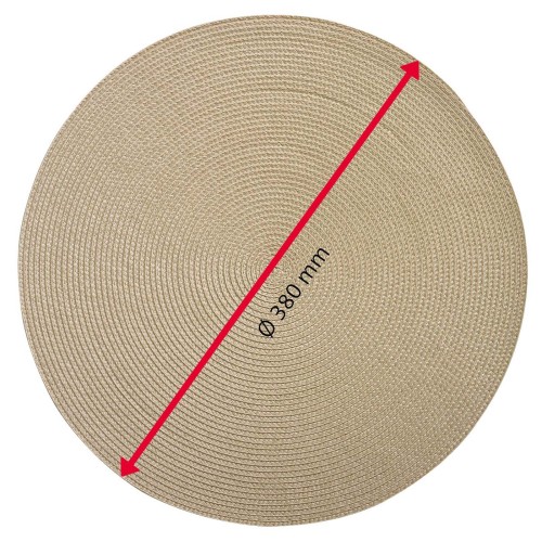 Westmark Tischset »Circle«, rund Ø 38 cm, creme
