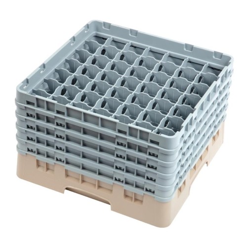 Cambro Gläserspülkorb beige mit 49 Fächern max Glashöhe 25,7cm. Dieser Gläserspülkorb bietet optimalen Schutz für Ihre