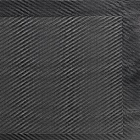 Tischset 45 x 33 cm PVC, Feinband Farbe: FRAMES schwarz wasserfest Farbe: Schwarz