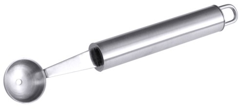 Kugelausstecher Serie POLARIS, mit Edelstahl-Griff, schwere Qualität, ganz aus Edelstahl 18/10, matt poliert, zum Ausstechen von