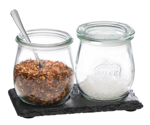 Naturschieferplatte 15 x 8 cm Materialstärke 6-9 mm mit 2 Absätzen Ø 6 cm möbelschonende Füßchen gebrochene Kanten glänzende,