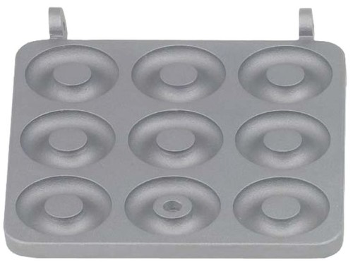 NEUMÄRKER Dony Donut Backplattensatz für Backsystem antihaftbeschichtetes Aluminium