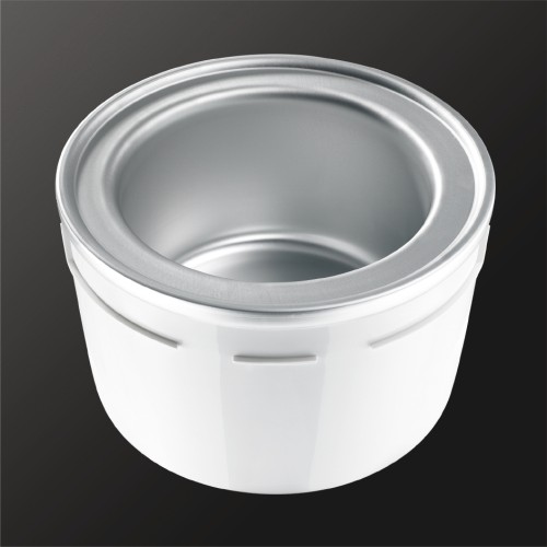 Krups Eismaschine VENICE PERFECT MIX, für 1 Liter Eis, Sorbet, Frozen Yoghurt, mit Rezeptheft und Silikonlöffel