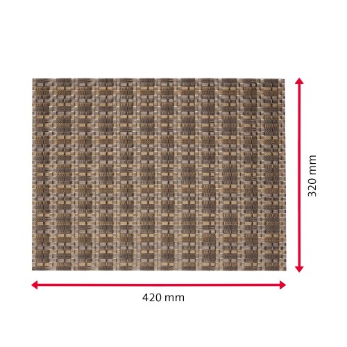 Westmark Tischset »Elegance«, 42 x 32 cm, gold/silber