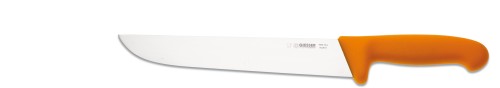 Schlachtmesser, schmale Form 24 cm, gelb Giesser - Made in Germany