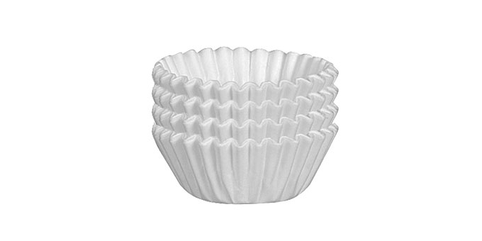 Muffin-Körbchen DELÍCIA, ø6.0 cm, 100 St., weiß