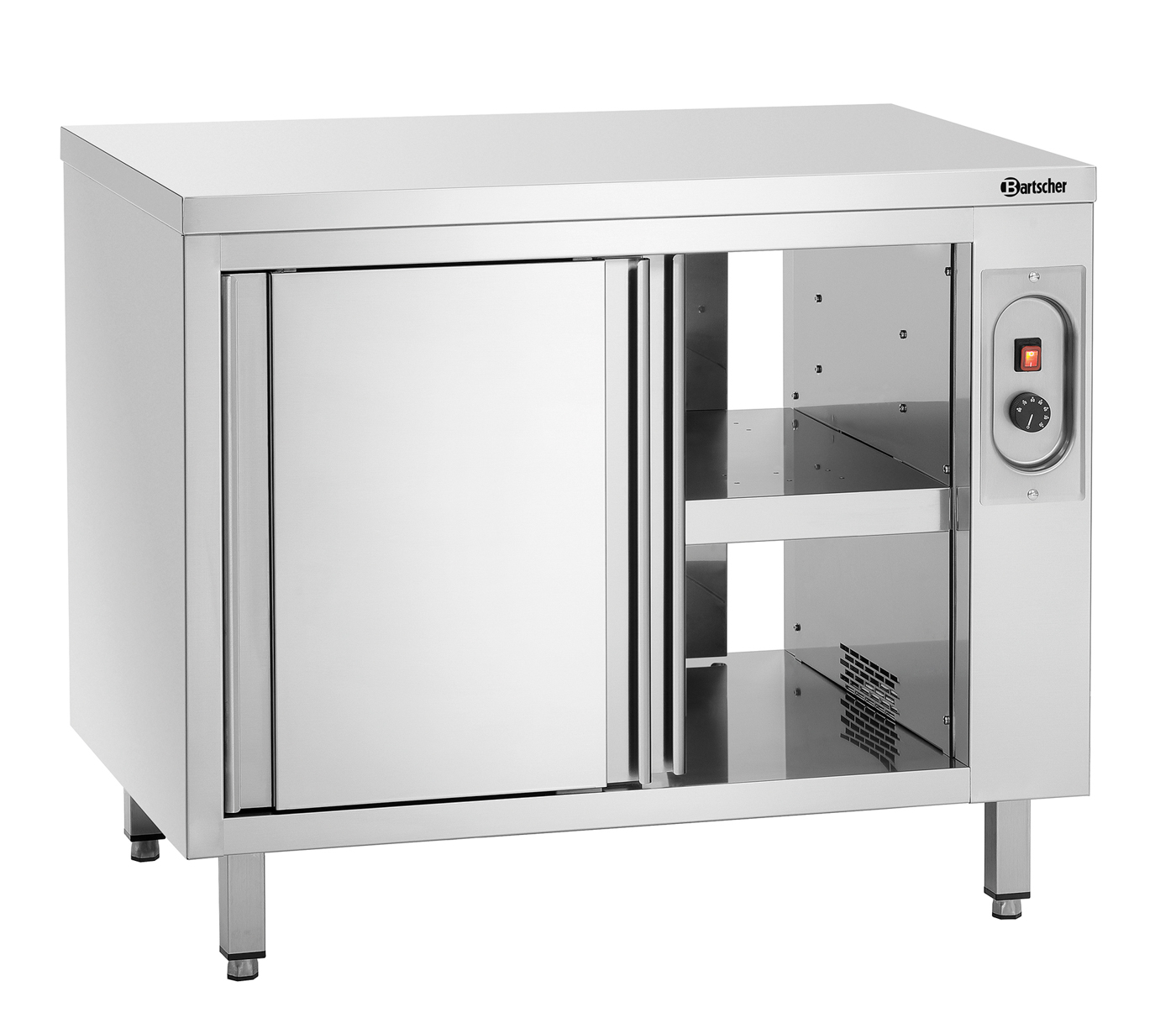 Bartscher Wärmeschrank 700-4T 1000 | Tiefe Innen:580 mm | Maße: 100 x 70 x 85,0 cm. Gewicht: 71 kg