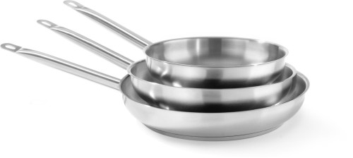 HENDI Bratpfanne - ohne Deckel - Ø240x(H)45 mm 0,7 mm Wandstärke