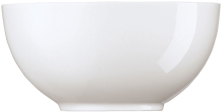 Schüssel rund 12 cm Form Tric - uni weiss Höhe: 4,5 cm