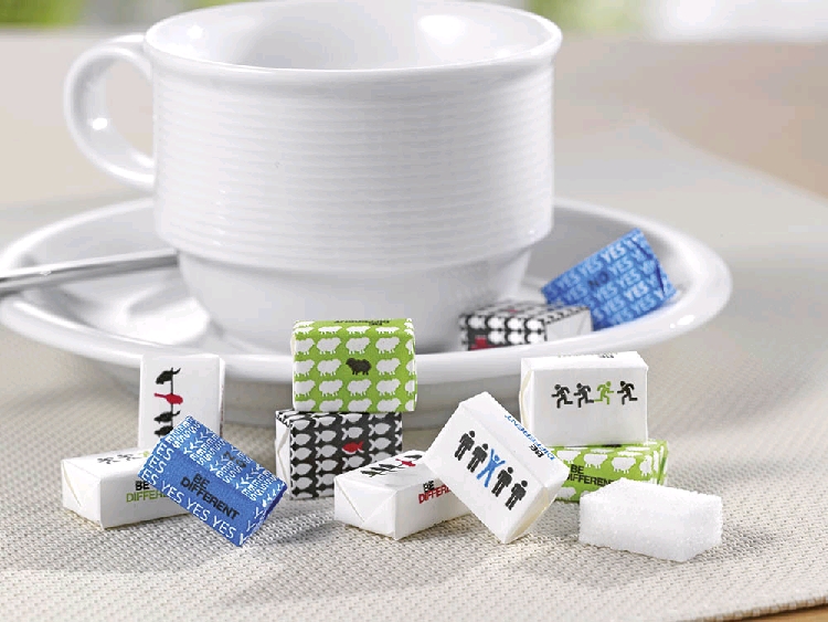 CUBUS Würfelzucker Be different Inhalt: 1.056 Stück á 2,5 g Sechs stylische Designs