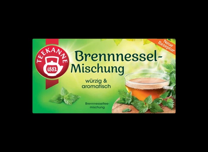 Teekanne Brennnessel-Mischung Inhalt: 20 Beutel