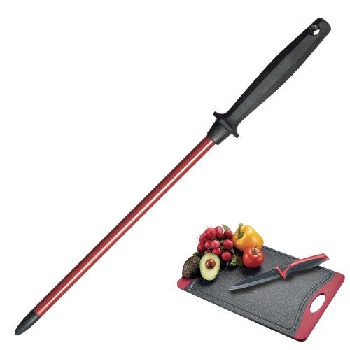 Westmark Wetzstab »Sieger-Long-Life« aus Sinterrubin, 20 cm