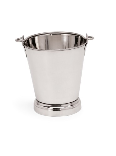 Eimer. Chromnickelstahl. mit Bodenreifen.