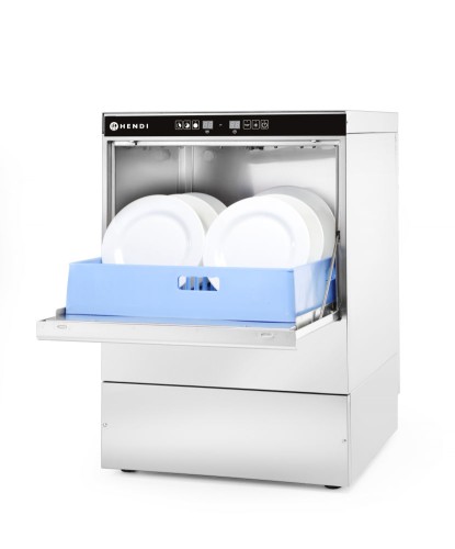 Geschirrspüler 50x50 - elektronische Steuerung, HENDI, 400V/6600W, 570x600x(H)830mm
