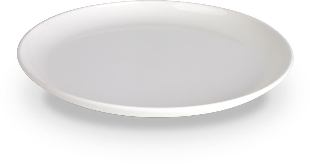 Kinderzeug Essteller flach BRISE 24 cm, weiß