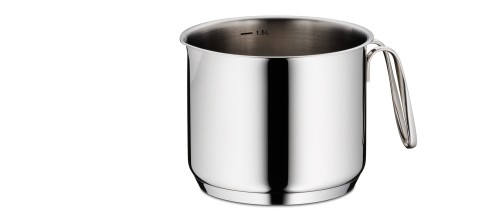 KELA Milchtopf Flavoria Edelstahl 18/10 silber glänzend 12,0cm 14,0cmØ 1,6l