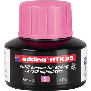 edding Nachfülltusche HTK 25 rosa 25ml