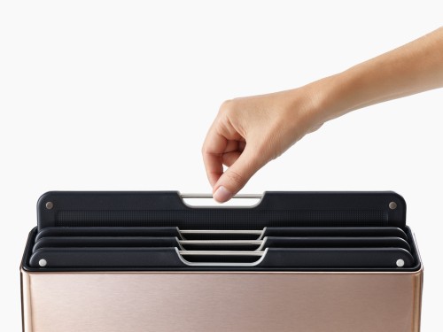 Joseph Joseph Folio Steel 4-teiliges Schneidebrett-Set – Roségold