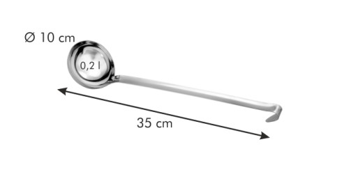 Schöpflöffel GrandCHEF ø 10 cm, 0.2 l