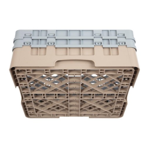 Cambro Gläserspülkorb beige mit 16 Fächern max Glashöhe 13,3cm. Dieser Gläserspülkorb bietet optimalen Schutz für Ihre