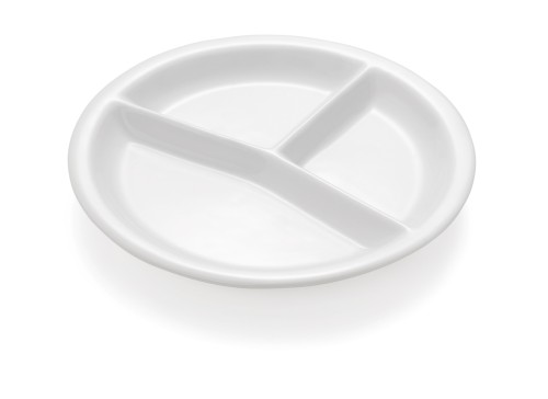 Abteilteller SYSTEMGESCHIRR SERIE HAMBURG. Porzellan, › für Systemgastronomie, Kantinen,