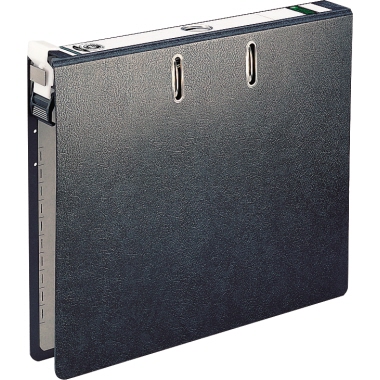 Leitz Hängeordner ALPHA DUO® 180° 80mm DIN A4 Pappe schwarz, Rückenbreite: 80 mm, Verwendung für Papierformat: DIN A4,