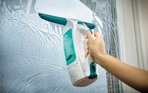 Leifheit Fenstersauger DryClean mit Stiel u.Einw