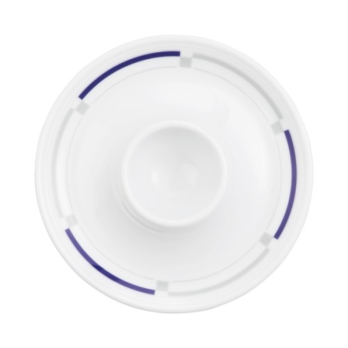 Seltmann Eierbecher mit Ablage, Form: Imperial, Dekor: 21101 Nova.
