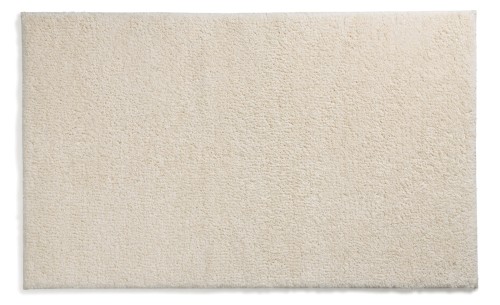 Kela Badematte Maja aus 100% Polyester, sandbeige, ca. 1000mm x 600mm x 15mm (L x B x H)