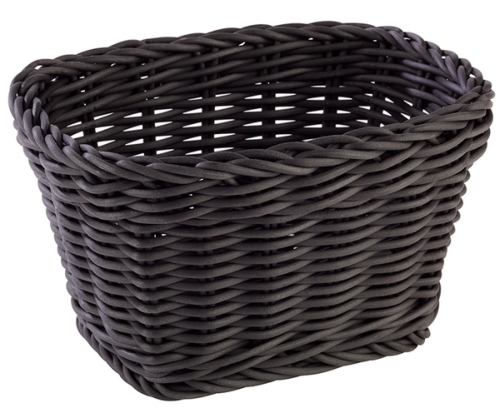Korb SERENADO, rechteckig 17 x 11 cm, H: 9 cm Polypropylen, schwarz
