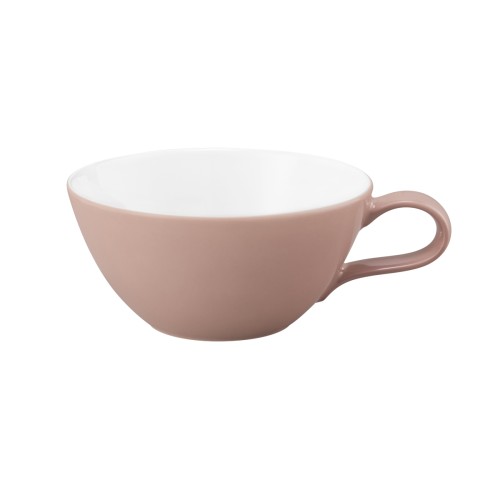 Seltmann Teeobertasse 0,28 l, rund, Form: Life, Dekor: 25673 Fashion posh rose, hohe Kantenschlagfestigkeit, Made in Germany