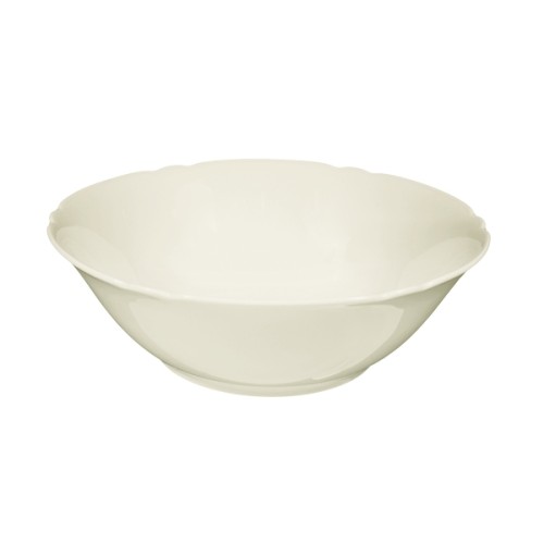 Seltmann Schüssel rund 23 cm, Form: Marieluise, Glasur: elfenbein, Dekor: 00003