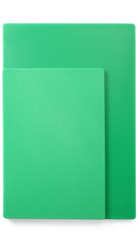 HENDI Schneidbrett HACCP 600x400 - für Obst, Gemüse - Farbe: grün 600x400x(H)18 mm