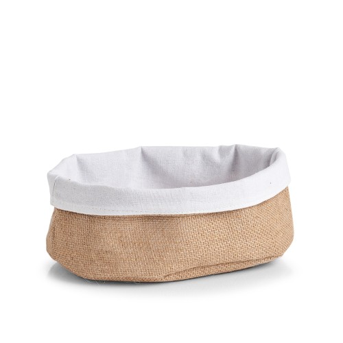 Aufbewahrungskorb, Jute; Baumwolle, 22x15x10 cm. Farbe: natur. Dieser schöne Aufbewahrungskorb ist aus natürlichen Materialien hergestellt, die ihm