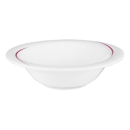 Seltmann Salats rund 23 cm, Form: Laguna, Dekor: 34622 bordeaux Flanken