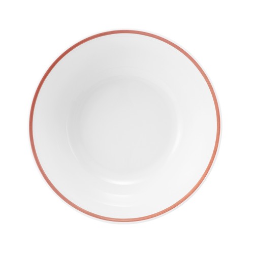 Seltmann Schüssel rund 24 cm, rund, Form: Community, Dekor: 57393 Pinselband 4, hohe Kantenschlagfestigkeit, Made in Germany