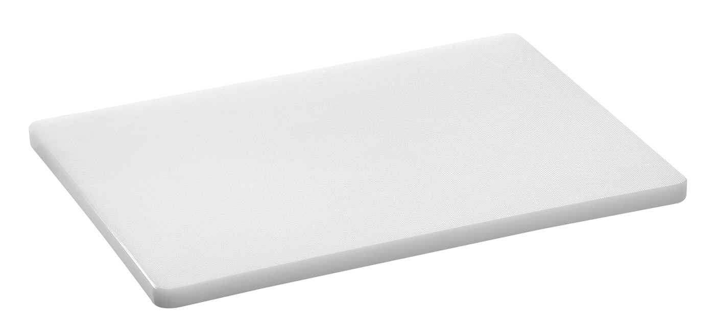 Bartscher Schneidbrett 40x30 W | Plattenstärke:15 mm | Maße: 40 x 30 x 2,0 cm. Gewicht: 1,6 kg